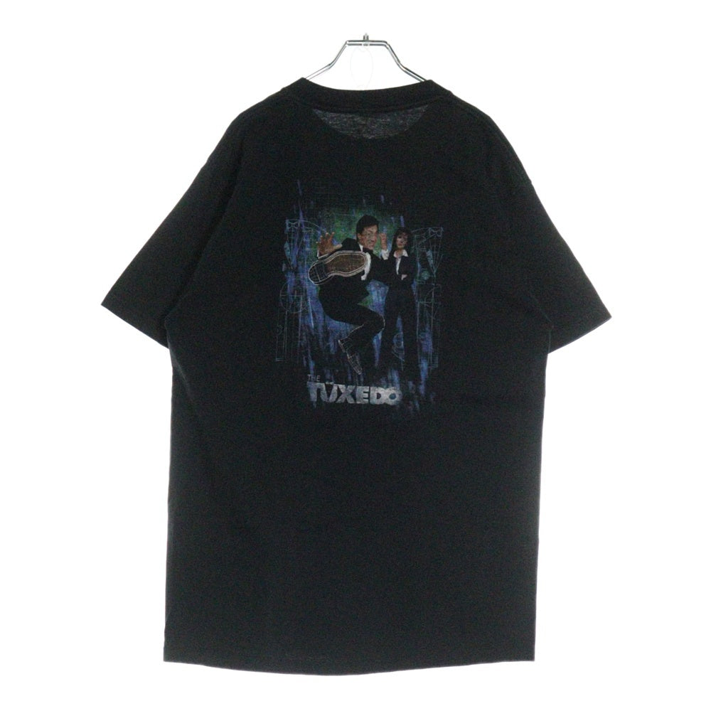 VINTAGE(ヴィンテージ) 90S THE TUXEDO ジャッキチェーン 両面プリント 半袖Tシャツ ブラック