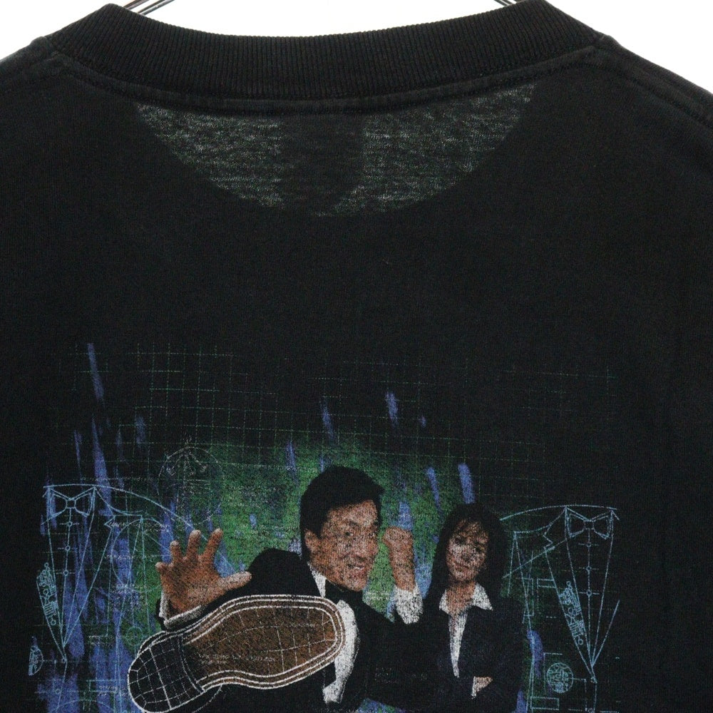 VINTAGE(ヴィンテージ) 90S THE TUXEDO ジャッキチェーン 両面プリント 半袖Tシャツ ブラック