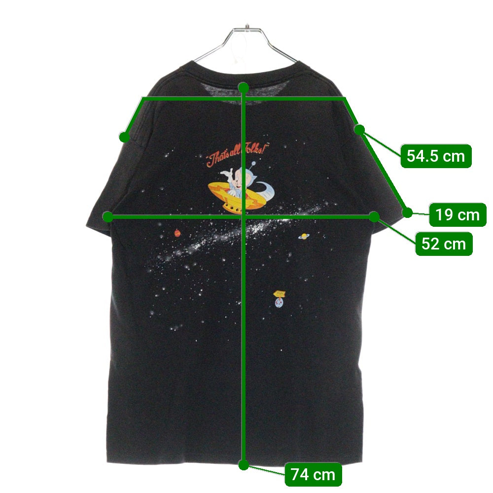 NIKE(ナイキ) 90S LOONEY TUNES SPACE JAM ルーニーテューンズ スペースジャム 両面プリント 半袖Tシャツ ブラック