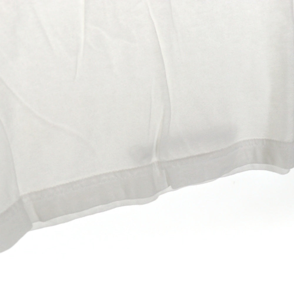 CHROME HEARTS(クロムハーツ) USA Logo S/S TEE スクロールロゴプリントクルーネック半袖Tシャツ ホワイト