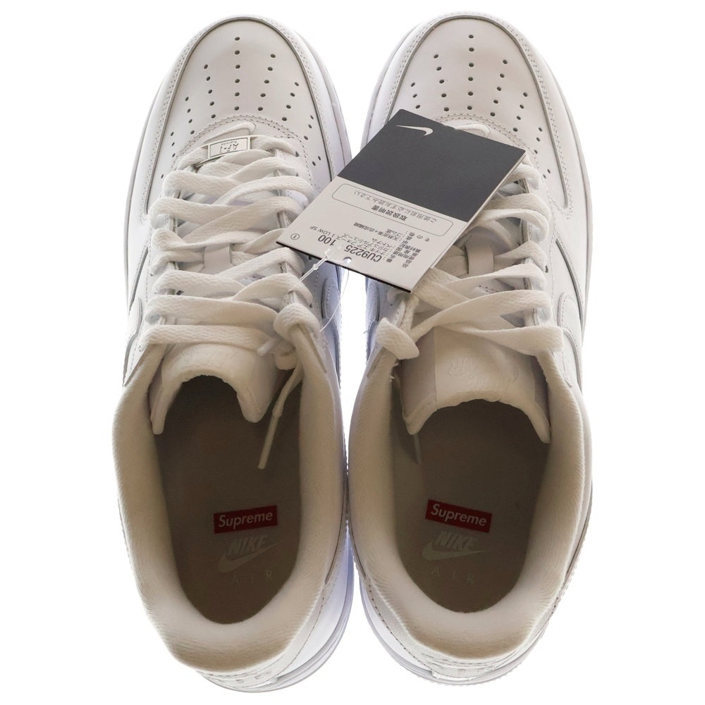 NIKE(ナイキ) ×SUPREME AIR FORCE 1 LOW シュプリーム エアフォース ローカットスニーカー ホワイト US10/28cm CU9225-100