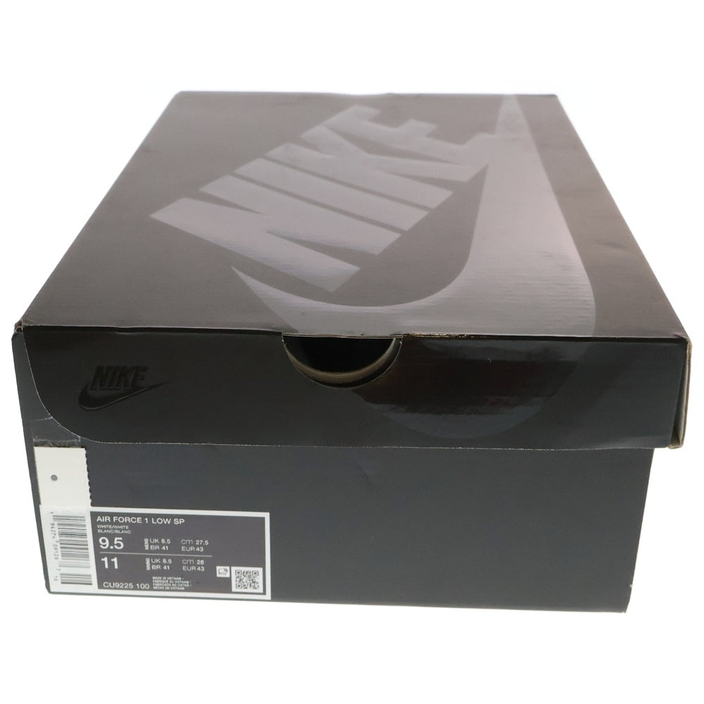 NIKE(ナイキ) ×SUPREME AIR FORCE 1 LOW シュプリーム エアフォース ローカットスニーカー ホワイト US10/28cm CU9225-100