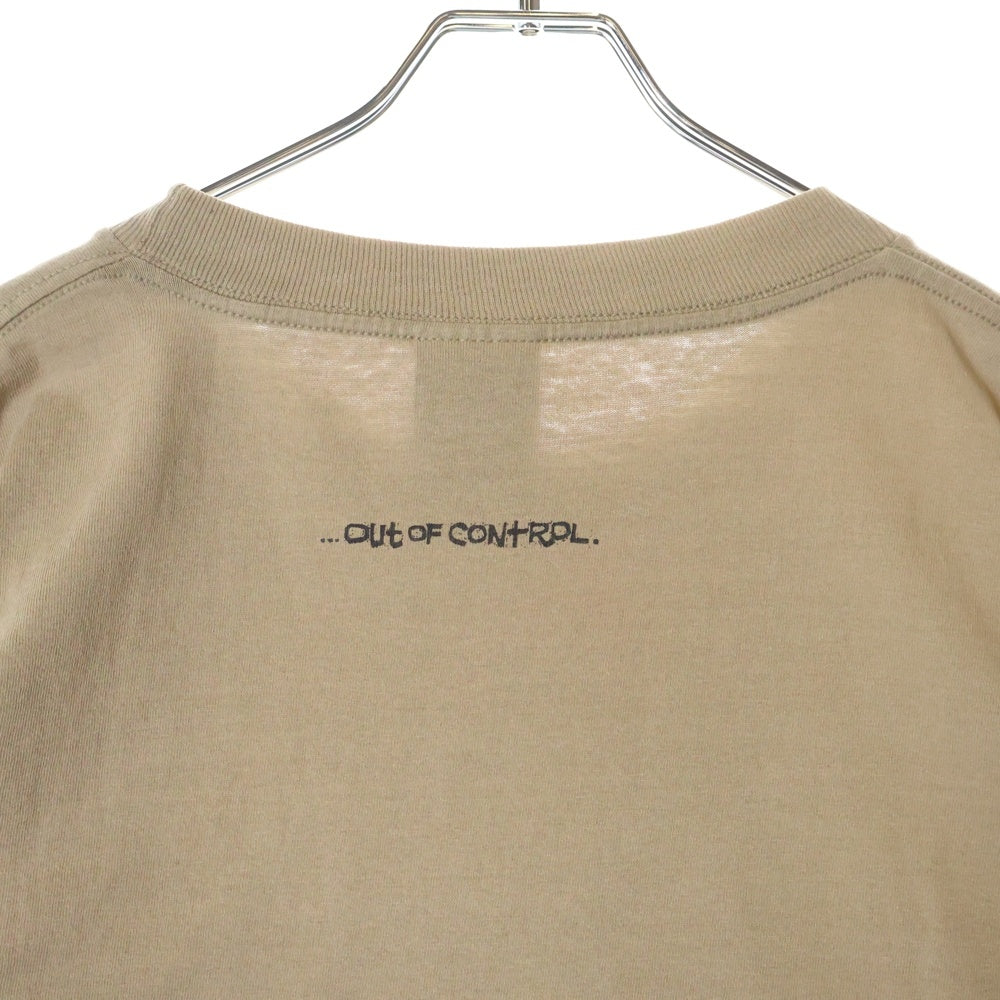 VINTAGE(ヴィンテージ) 90s PEARL JAM 1995 OUT OF CONTROL NATURAL TEE パールジャム 両面プリント半袖Tシャツ カットソー ブラウン