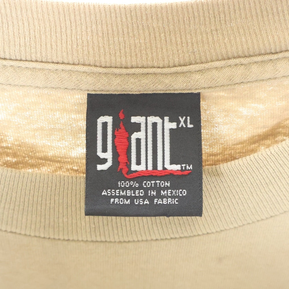 VINTAGE(ヴィンテージ) 90s PEARL JAM 1995 OUT OF CONTROL NATURAL TEE パールジャム 両面プリント半袖Tシャツ カットソー ブラウン