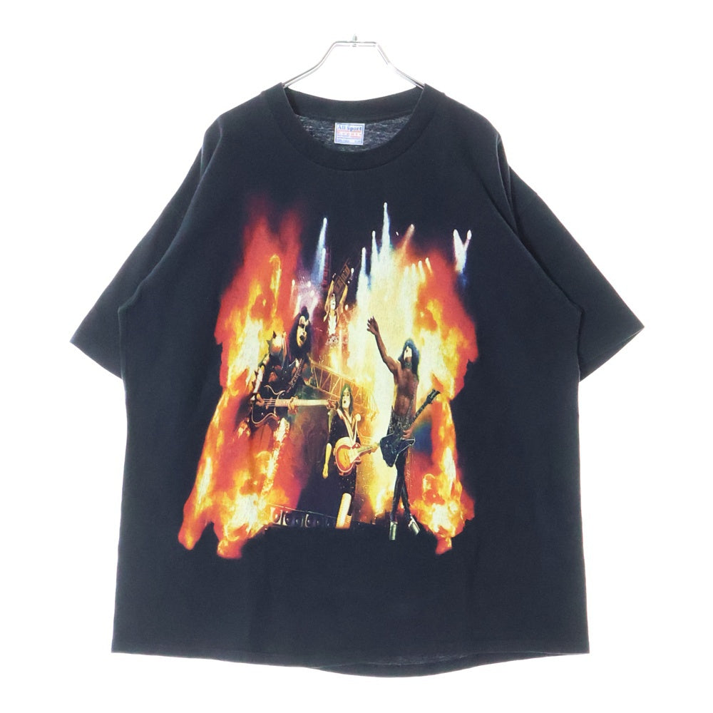 VINTAGE(ヴィンテージ) 00s KISS 2000 I WAS THERE TEE 両面プリント半袖Tシャツ カットソー ブラック