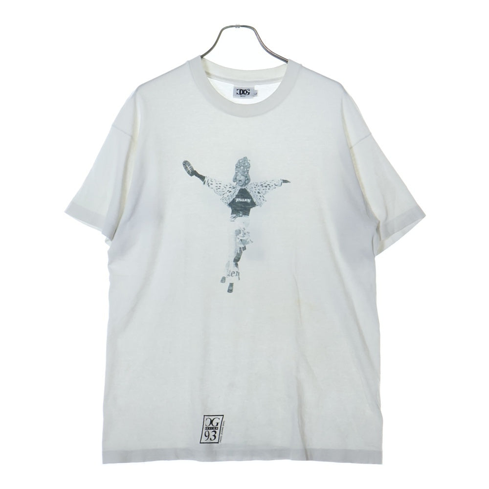VINTAGE(ヴィンテージ) 90S CG DESIGN 両面プリント 半袖Tシャツ ホワイト