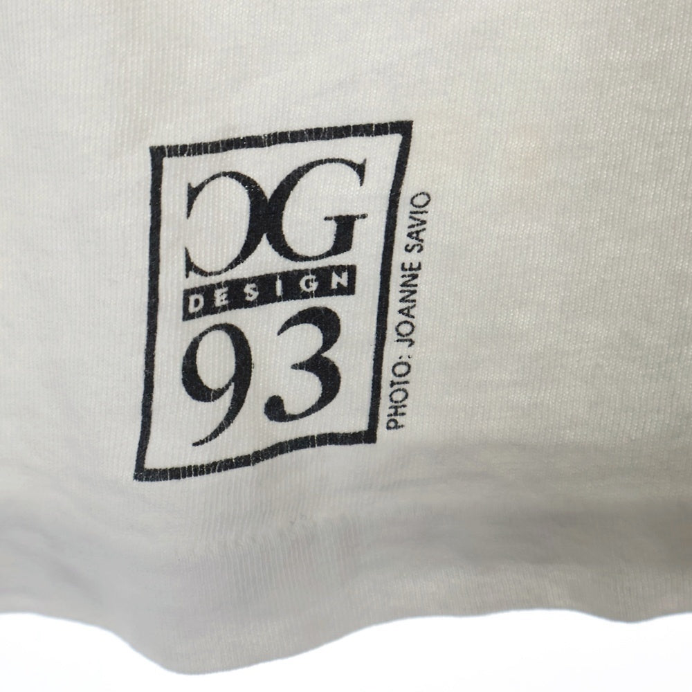 VINTAGE(ヴィンテージ) 90S CG DESIGN 両面プリント 半袖Tシャツ ホワイト