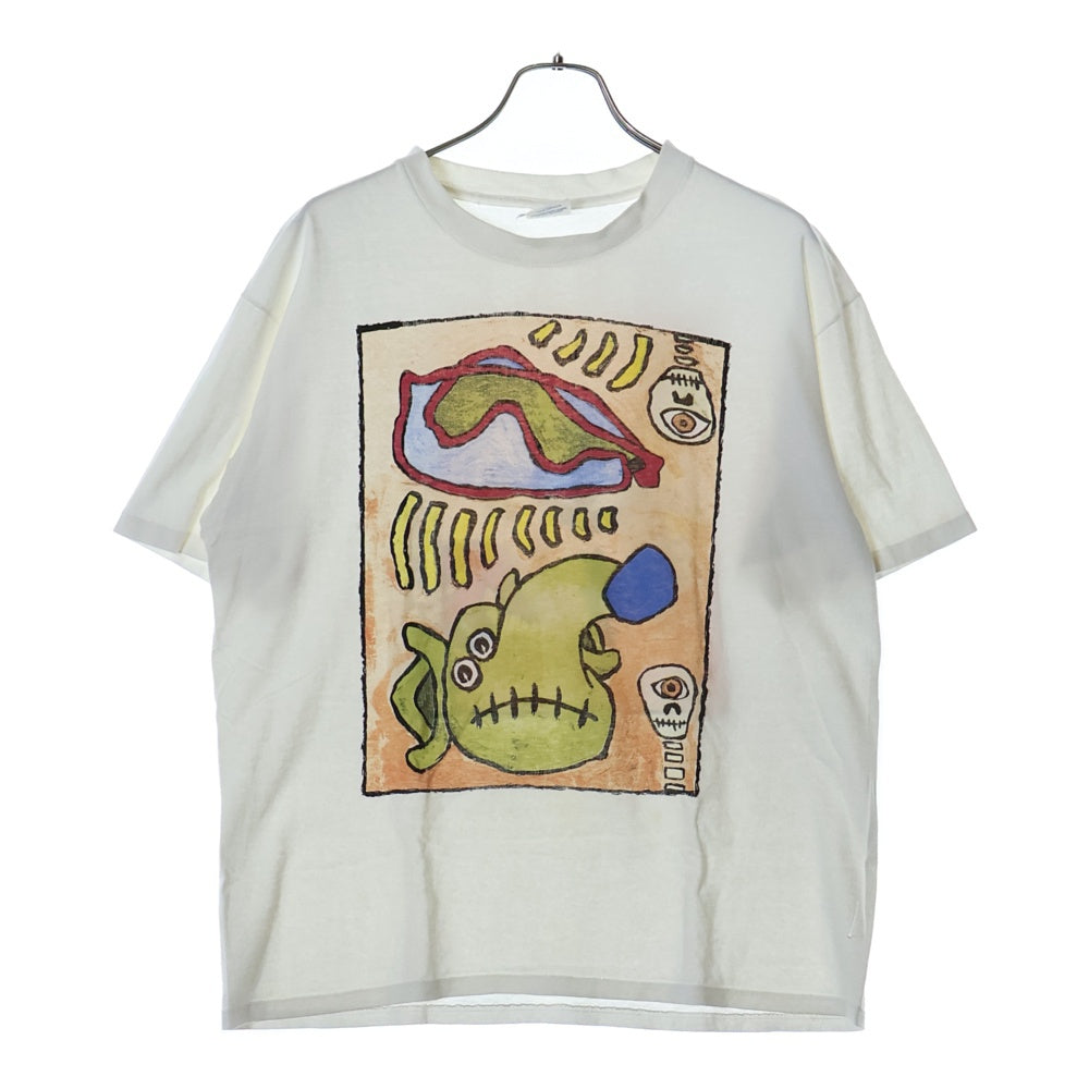 VINTAGE(ヴィンテージ) 80S MEAT PUPPETS ミーツパペッツ 両面プリント 半袖Tシャツ ホワイト