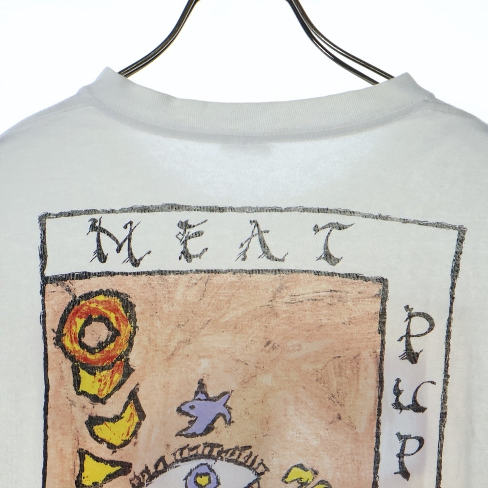 VINTAGE(ヴィンテージ) 80S MEAT PUPPETS ミーツパペッツ 両面プリント 半袖Tシャツ ホワイト