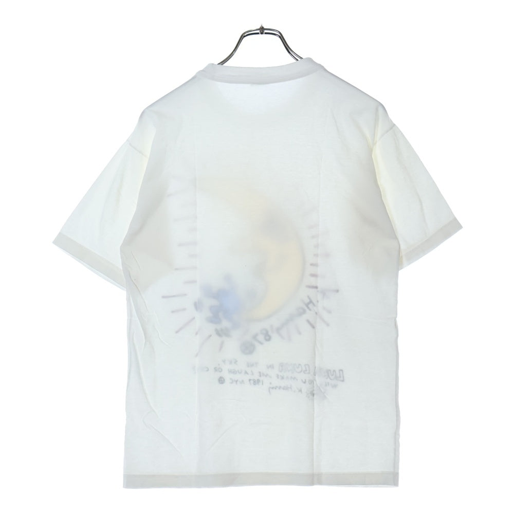 VINTAGE(ヴィンテージ) 80S Keith Haring 1987 キースへリング グラフィックプリント 半袖Tシャツ ホワイト