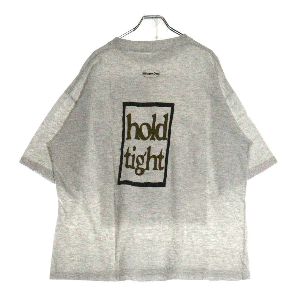 VINTAGE(ヴィンテージ) 90S Haagen Dazs PROMO ハーゲンダッツ フォトプリント 両面 半袖Tシャツ グレー