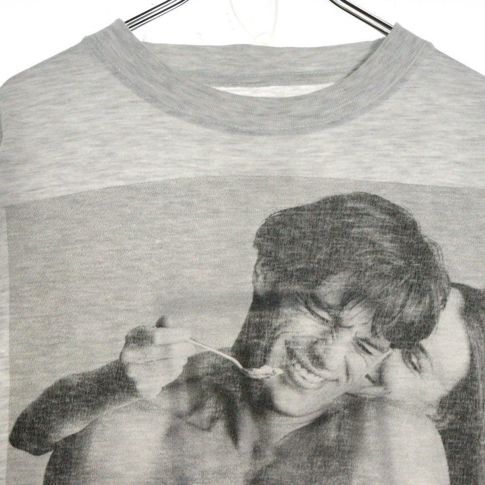 VINTAGE(ヴィンテージ) 90S Haagen Dazs PROMO ハーゲンダッツ フォトプリント 両面 半袖Tシャツ グレー