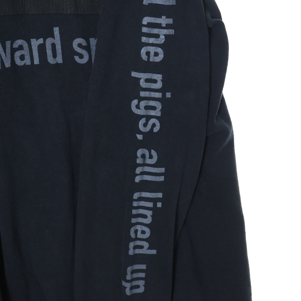 VINTAGE(ヴィンテージ) 90S NINE INCH NAILS the downward spiral 1994 ナインインチネイルズ ダウンワードスパイラル ロングスリーブ 長袖Tシャツ ブラック