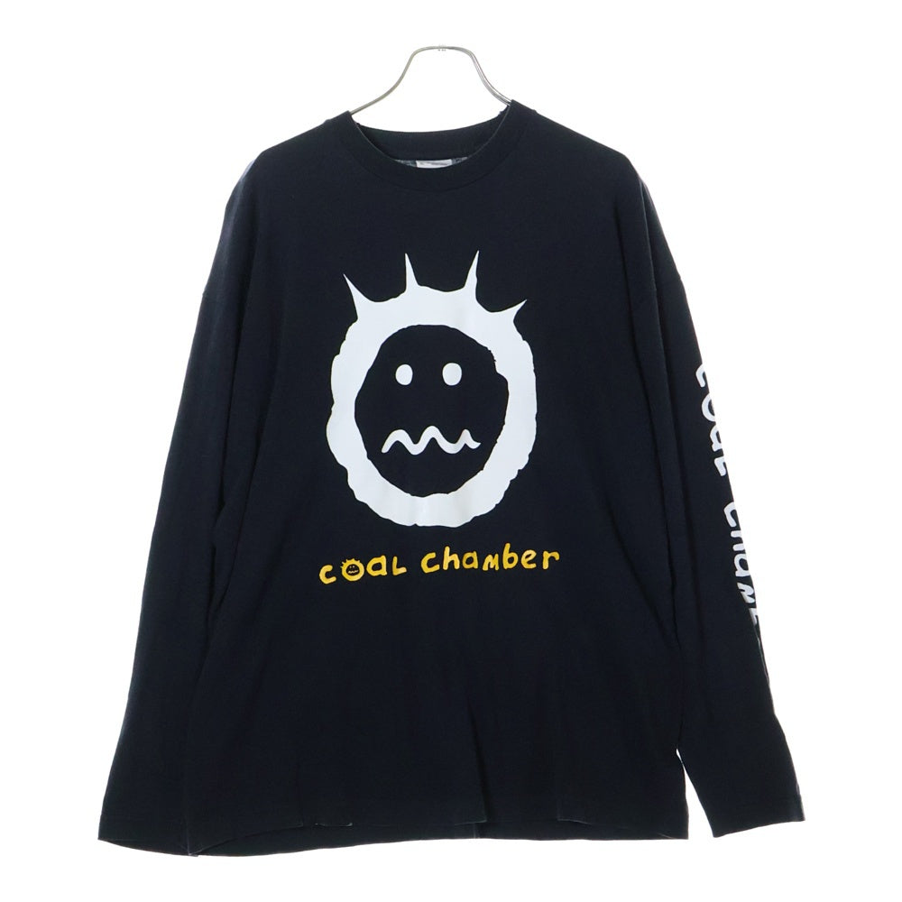 VINTAGE(ヴィンテージ) 90S coal chamber コールチャンバー 両面プリント ロングスリーブ 長袖Tシャツ ブラック