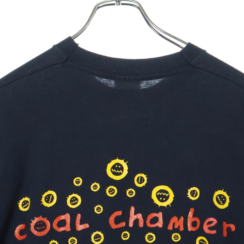 VINTAGE(ヴィンテージ) 90S coal chamber コールチャンバー 両面プリント ロングスリーブ 長袖Tシャツ ブラック