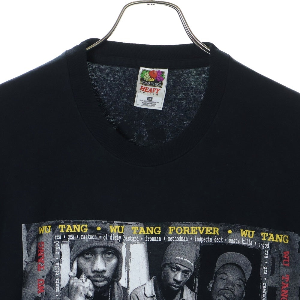 VINTAGE(ヴィンテージ) 90s WU-TANG CLAN ALL MEMBER TEE ウータンクラン 両面プリント 半袖Tシャツ カットソー ブラック