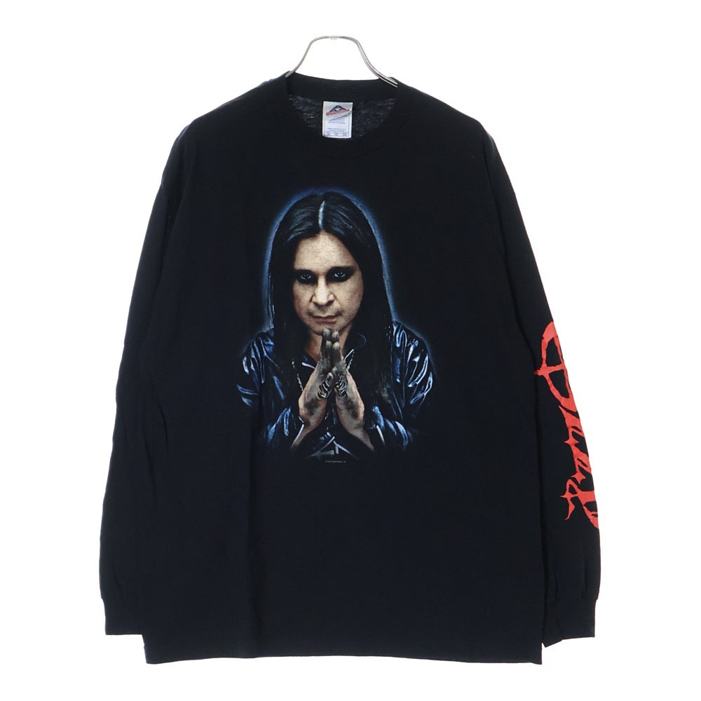 VINTAGE(ヴィンテージ) 00s OZZY OSBOURNE 2002 Monowise 長袖プリントTシャツ カットソー オジーオズボーン ブラック