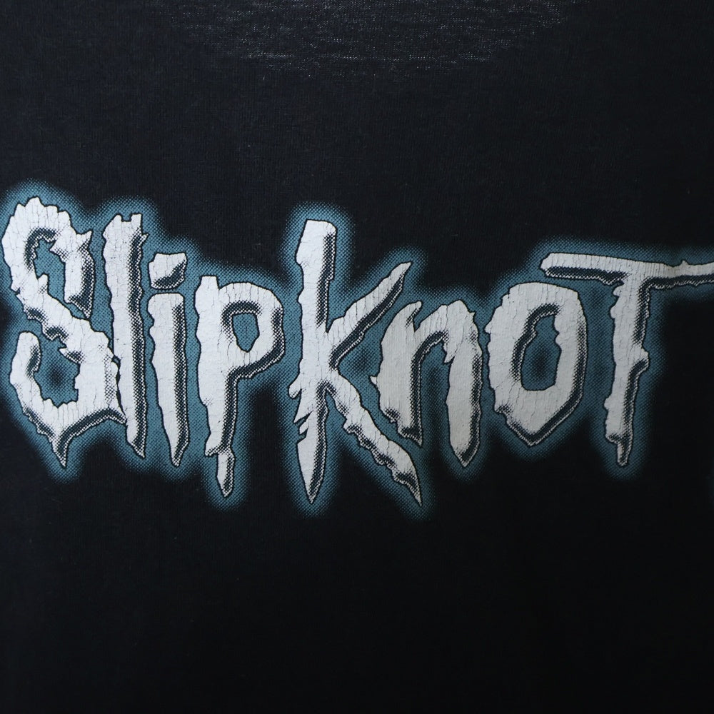 VINTAGE(ヴィンテージ) 00S Slipknot Joey Jordison BIG FACE スリップノット フェイスプリント 半袖Tシャツ ブラック