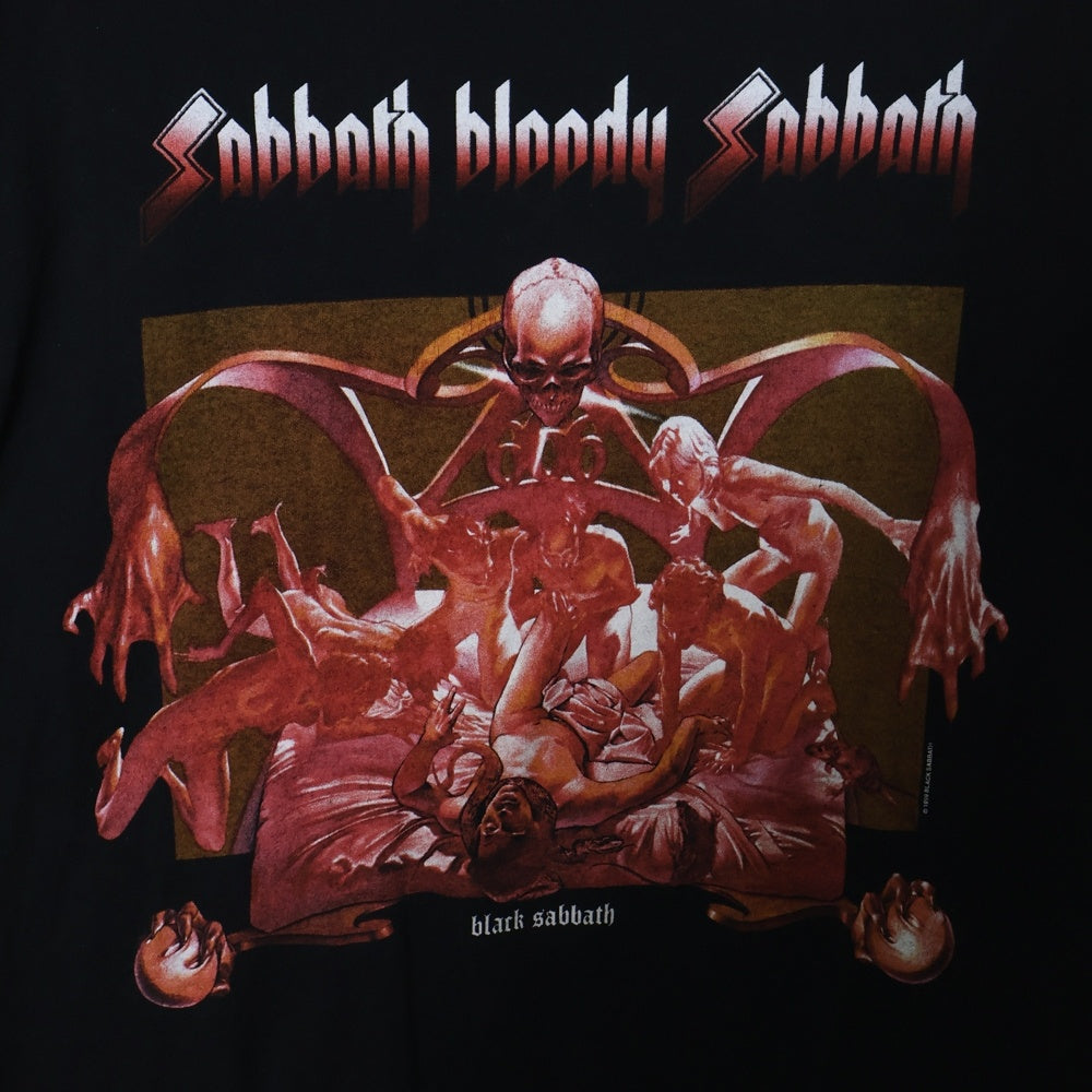 VINTAGE(ヴィンテージ) 00S BLACK SABBATH Sabbath Bloody Sabbath ブラックサバス プリント 半袖Tシャツ ブラック