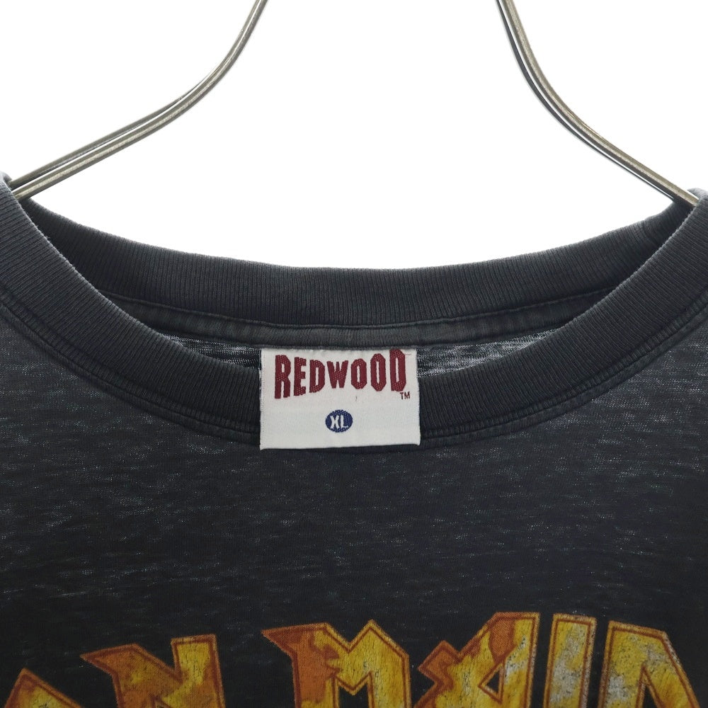 VINTAGE(ヴィンテージ) 90S IRON MAIDEN VIRTUAL アイアンメイデン 両面プリント 半袖Tシャツ ブラック