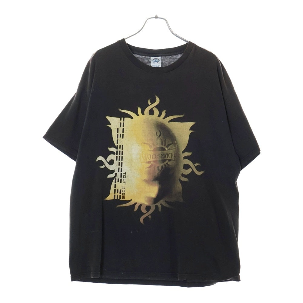 VINTAGE(ヴィンテージ) 00S GODSMACK Faceless Tour 2003 ゴッドスマック 両面プリント 半袖Tシャツ ブラック