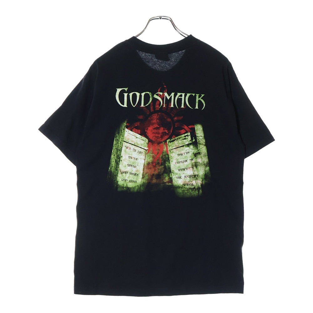 VINTAGE(ヴィンテージ) 00S GODSMACK Awake ゴッドスマック 両面プリント 半袖Tシャツ ブラック