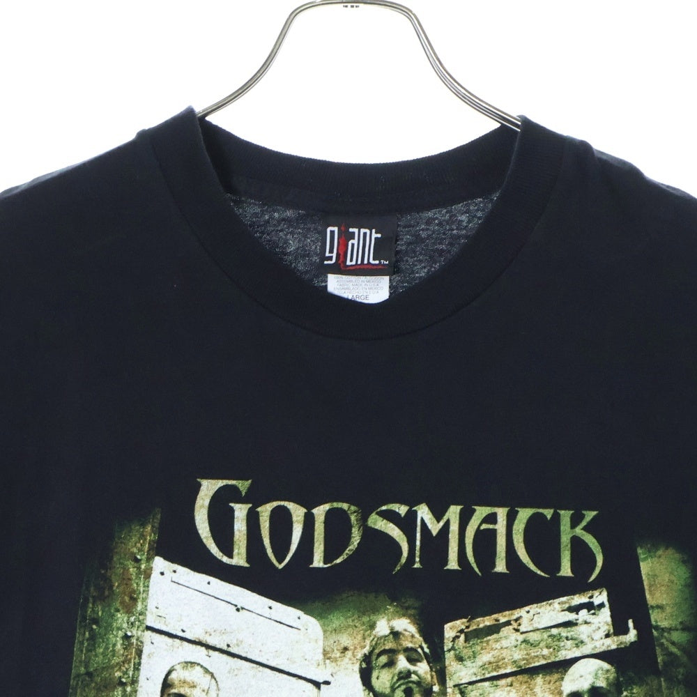 VINTAGE(ヴィンテージ) 00S GODSMACK Awake ゴッドスマック 両面プリント 半袖Tシャツ ブラック