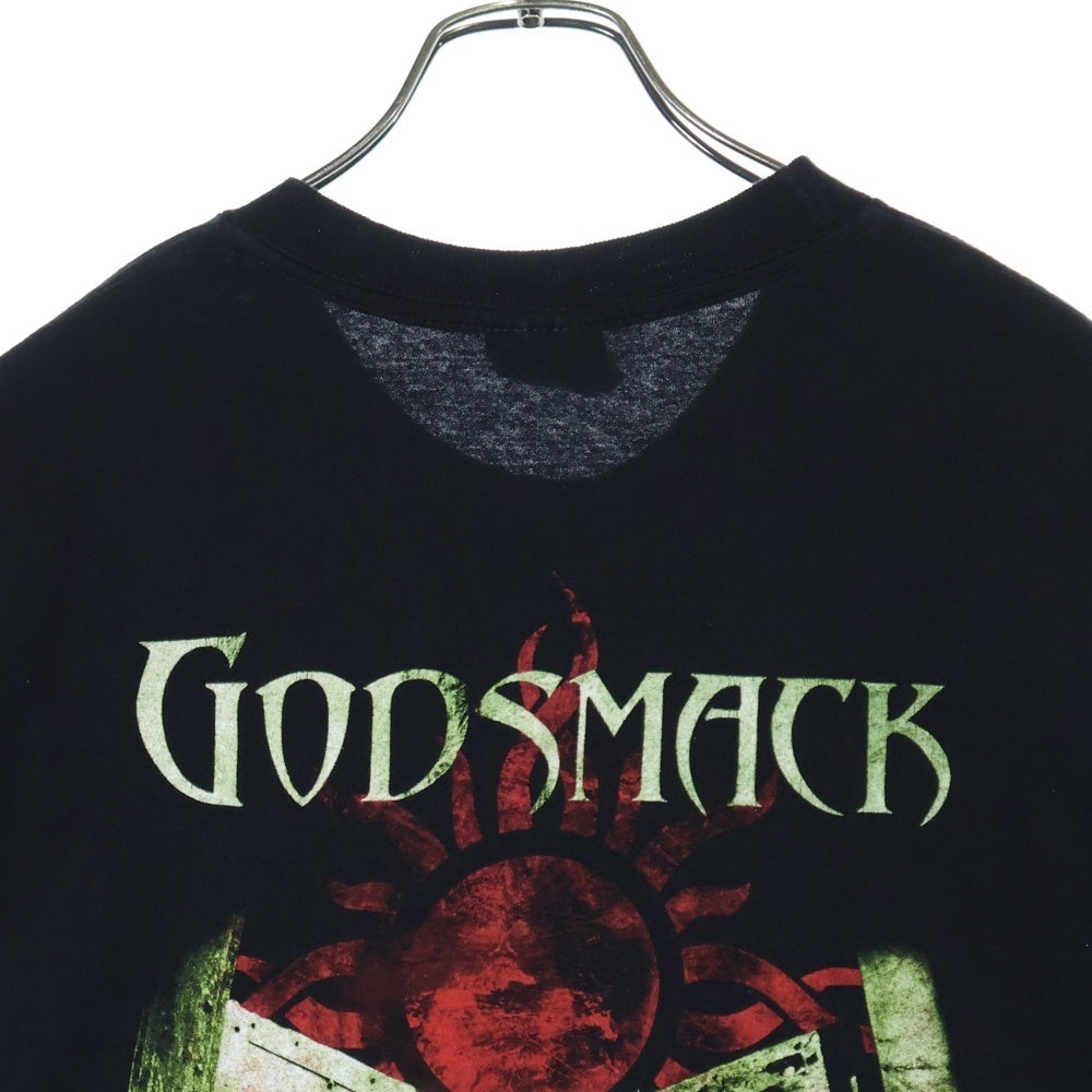 VINTAGE(ヴィンテージ) 00S GODSMACK Awake ゴッドスマック 両面プリント 半袖Tシャツ ブラック