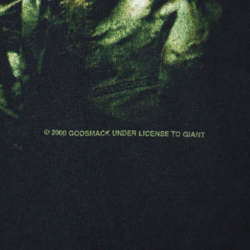 VINTAGE(ヴィンテージ) 00S GODSMACK Awake ゴッドスマック 両面プリント 半袖Tシャツ ブラック
