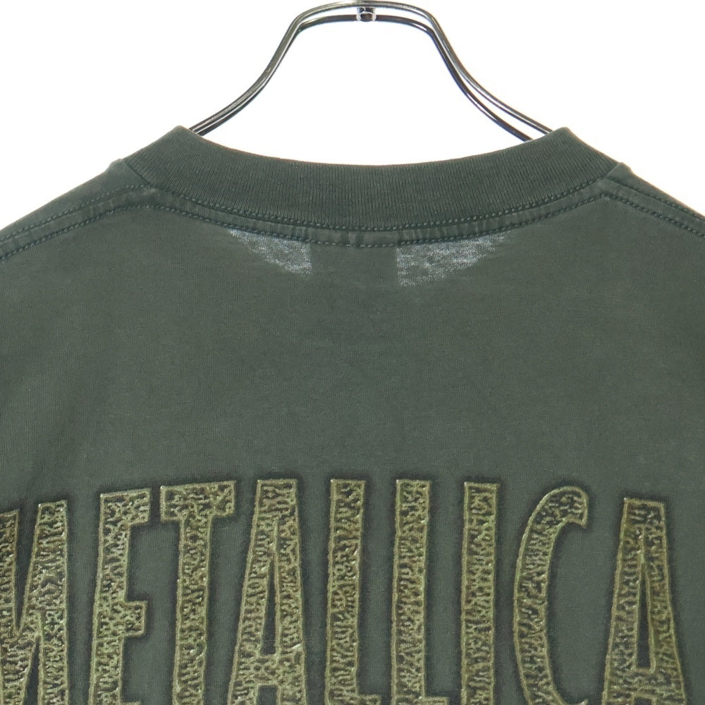 VINTAGE(ヴィンテージ) 00S METALLICA メタリカ プリント 半袖Tシャツ カットソー カーキ