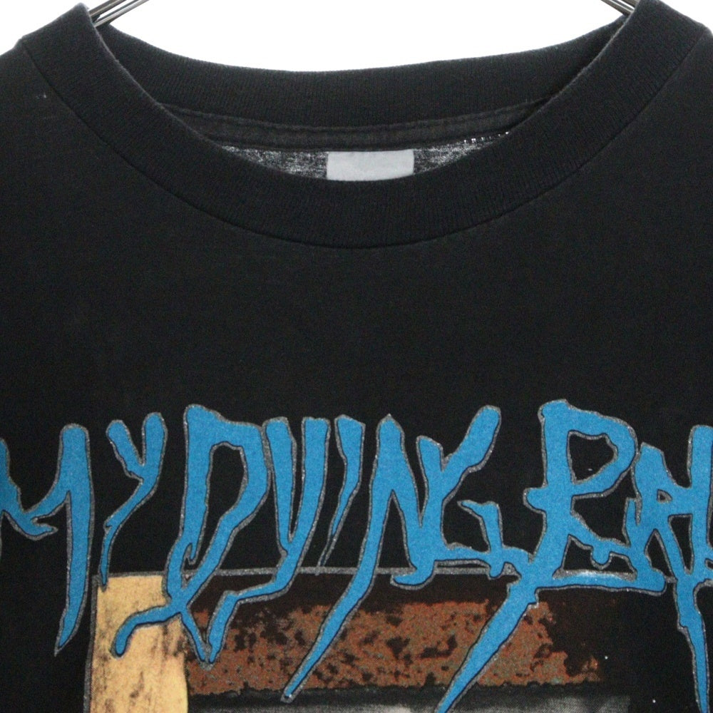 VINTAGE(ヴィンテージ) 90S My Dying Bride TURN LOOSE THE SWANS マイダイイングブライド 両面プリント 半袖Tシャツ ブラック