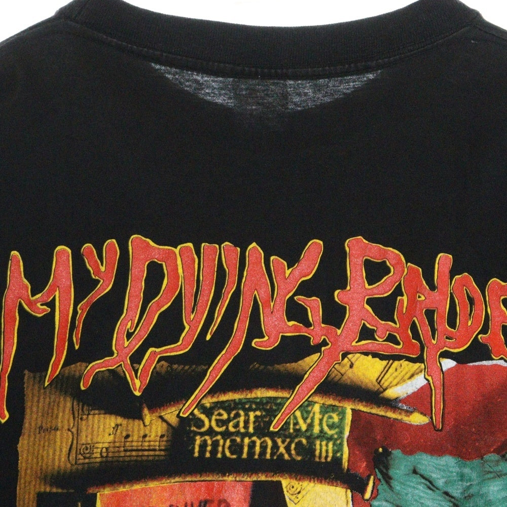 VINTAGE(ヴィンテージ) 90S My Dying Bride TURN LOOSE THE SWANS マイダイイングブライド 両面プリント 半袖Tシャツ ブラック