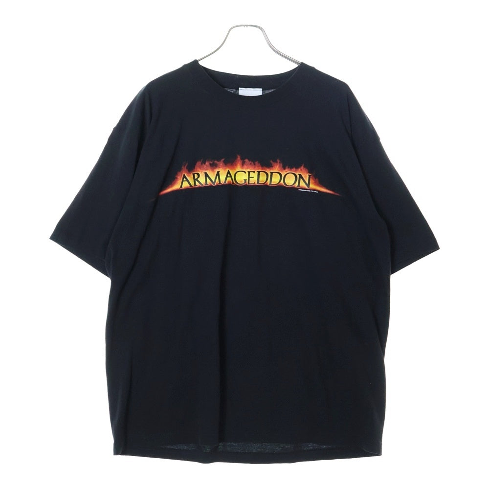 VINTAGE(ヴィンテージ) 90S ARMAGEDDON movie アルマゲドン ムービープリント 半袖Tシャツ ブラック