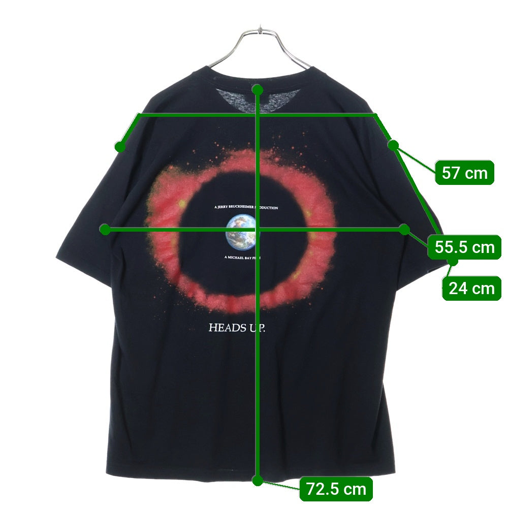 VINTAGE(ヴィンテージ) 90S ARMAGEDDON movie アルマゲドン ムービープリント 半袖Tシャツ ブラック