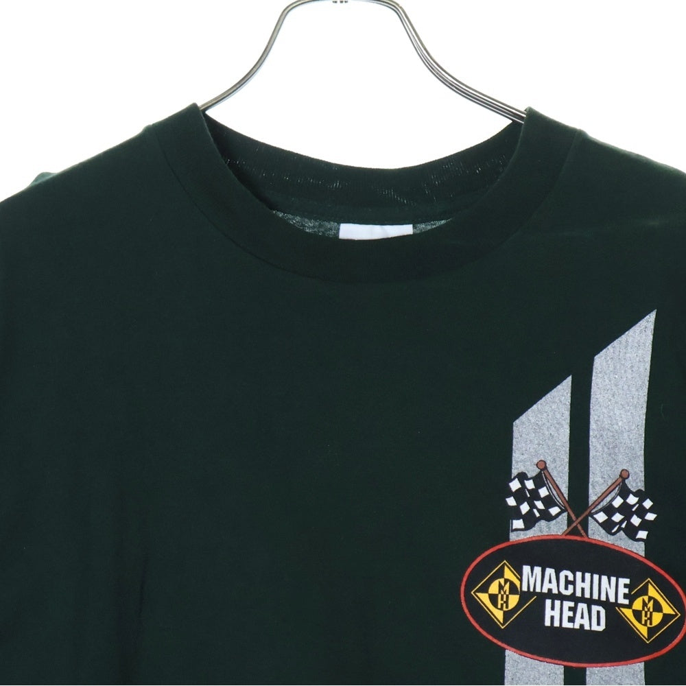 VINTAGE(ヴィンテージ) 90S MACHINE HEAD FUCK IT ALL マシーンヘッド 両面プリント 半袖Tシャツ グリーン