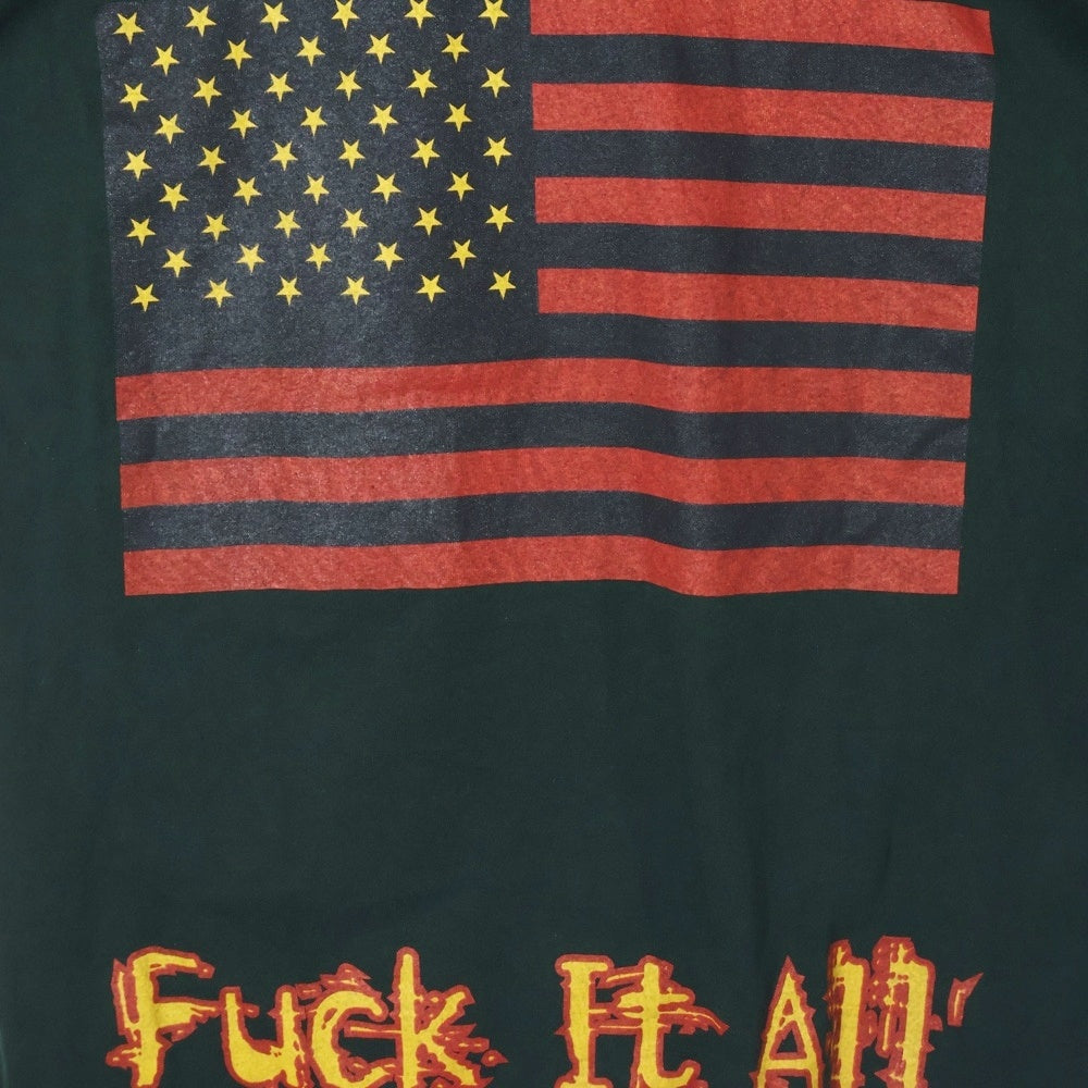 VINTAGE(ヴィンテージ) 90S MACHINE HEAD FUCK IT ALL マシーンヘッド 両面プリント 半袖Tシャツ グリーン