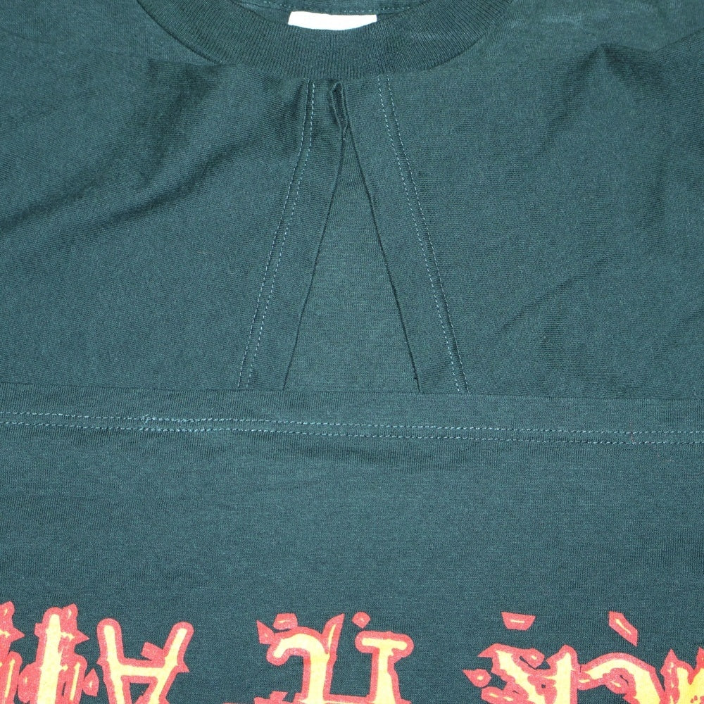 VINTAGE(ヴィンテージ) 90S MACHINE HEAD FUCK IT ALL マシーンヘッド 両面プリント 半袖Tシャツ グリーン