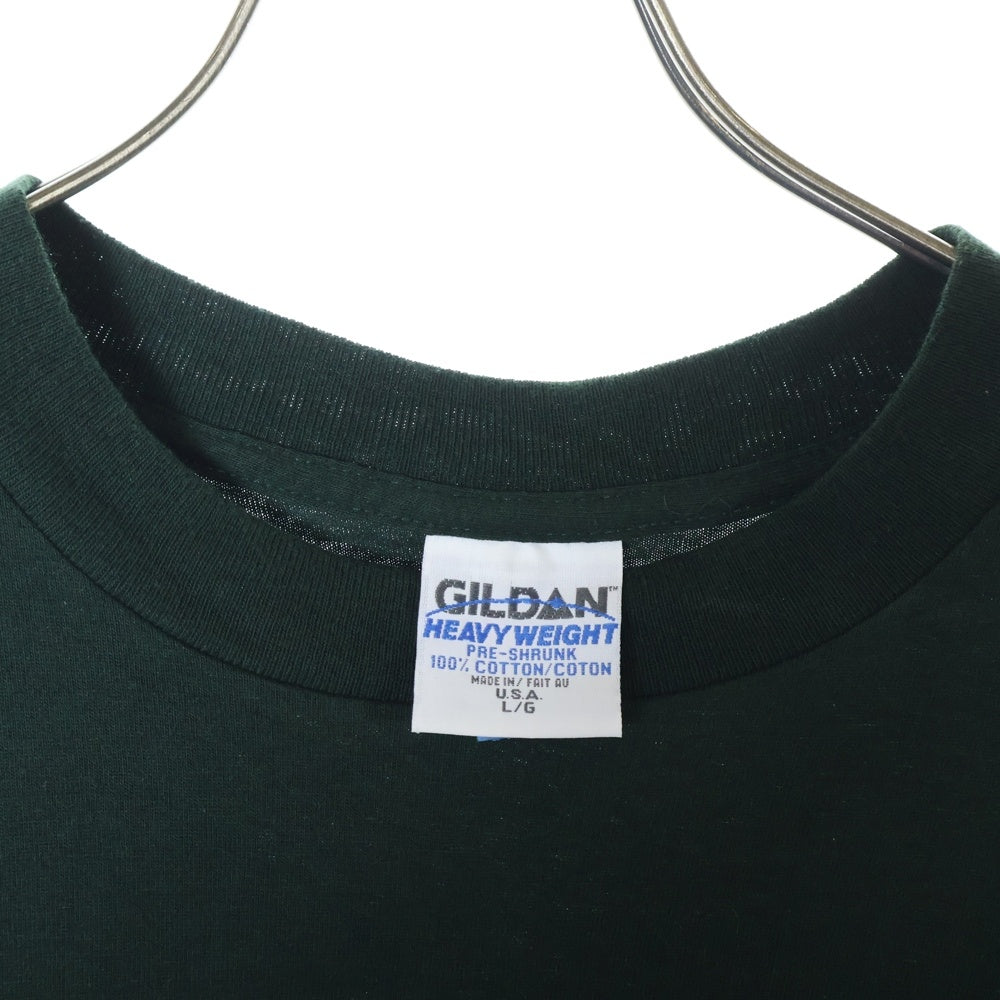 VINTAGE(ヴィンテージ) 90S MACHINE HEAD FUCK IT ALL マシーンヘッド 両面プリント 半袖Tシャツ グリーン