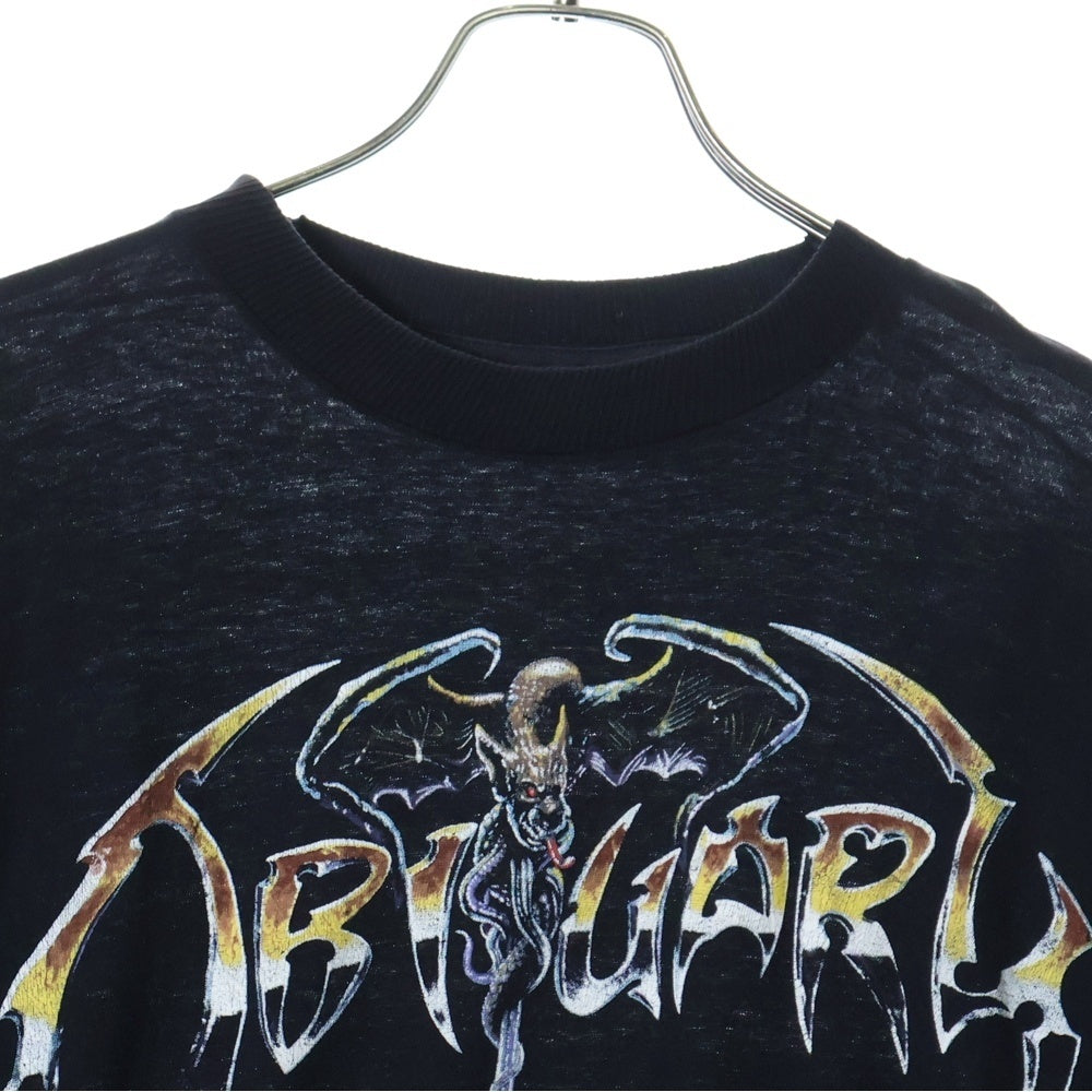 VINTAGE(ヴィンテージ) 90S Obituary The End Complete Tour オビチュアリー 両面プリント 半袖Tシャツ ブラック