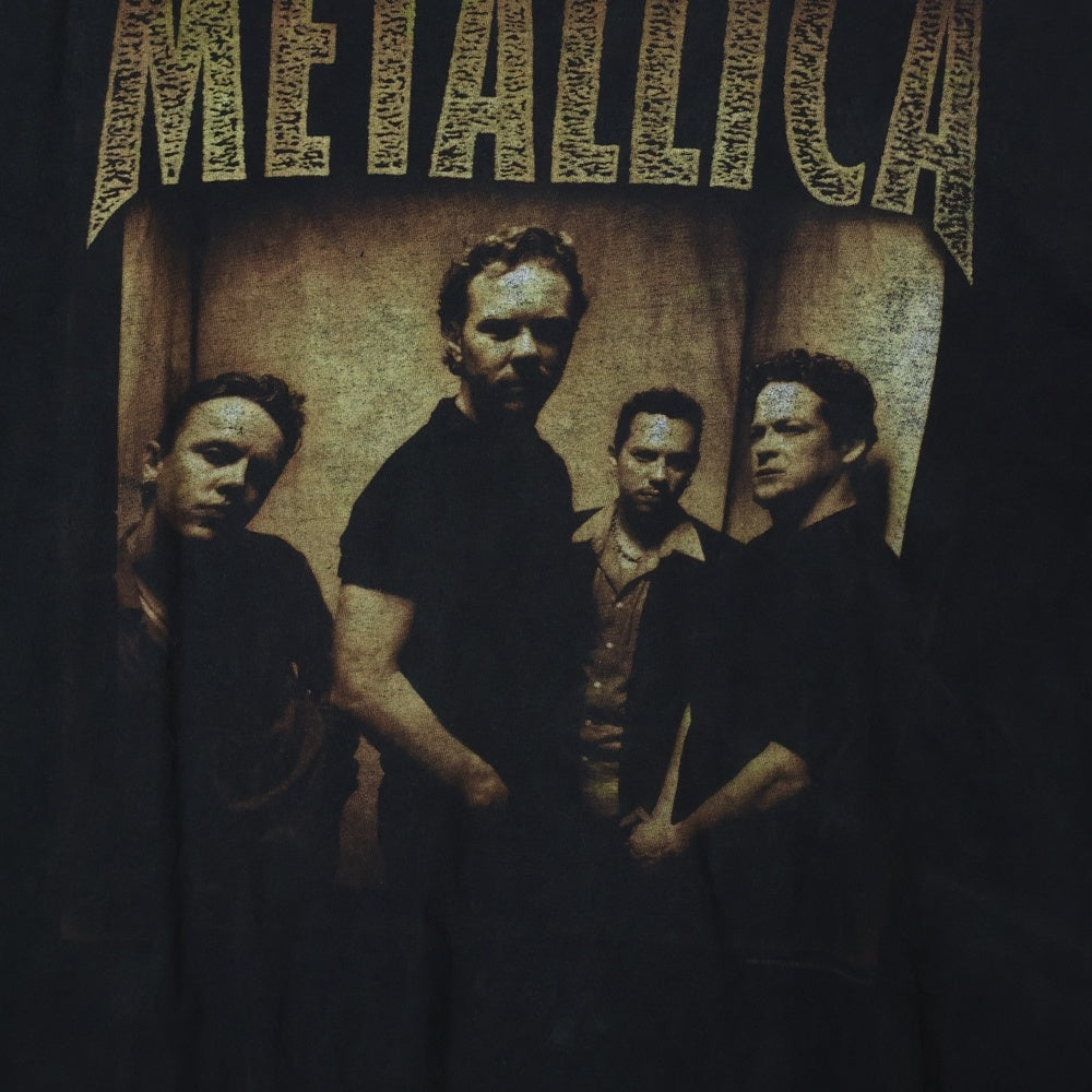 VINTAGE(ヴィンテージ) 90S METALLICA SUMMER 1998 NORTH AMERICA TOUR メタリカ 両面プリント 半袖Tシャツ ブラック