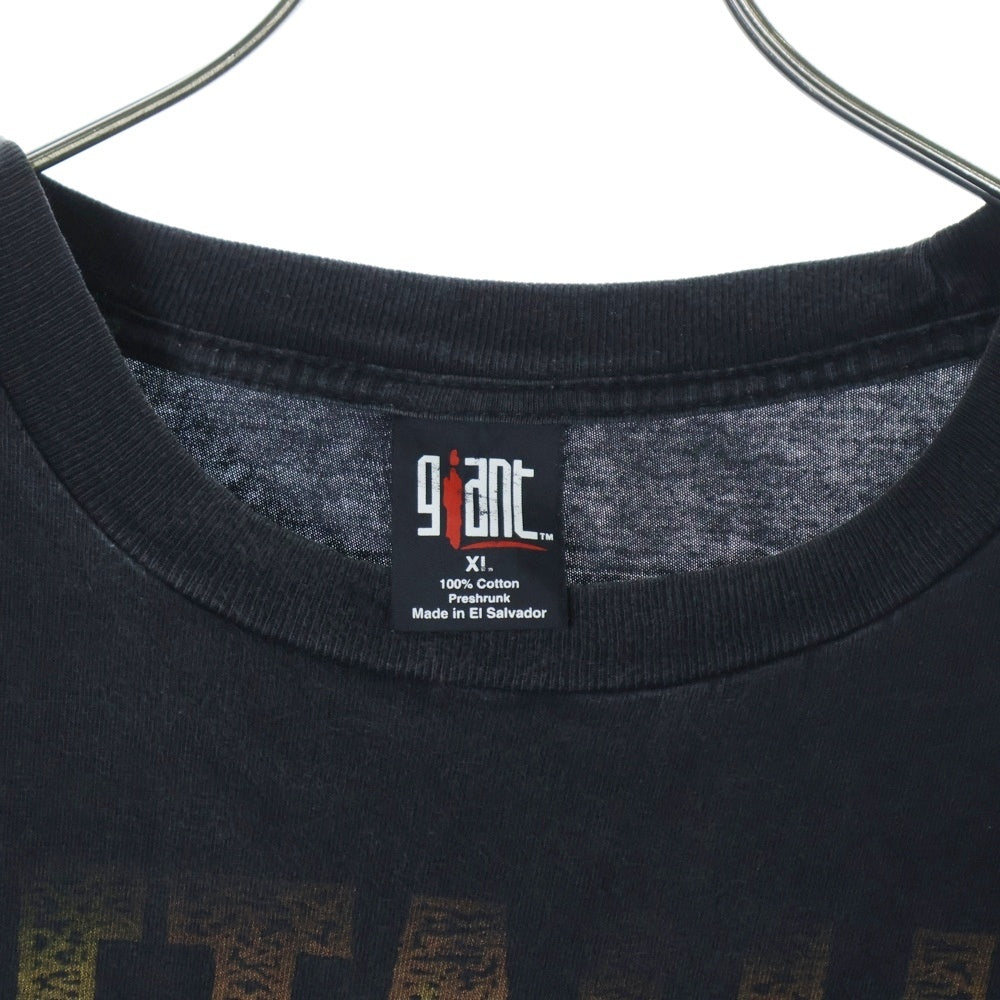 VINTAGE(ヴィンテージ) 90S METALLICA SUMMER 1998 NORTH AMERICA TOUR メタリカ 両面プリント 半袖Tシャツ ブラック