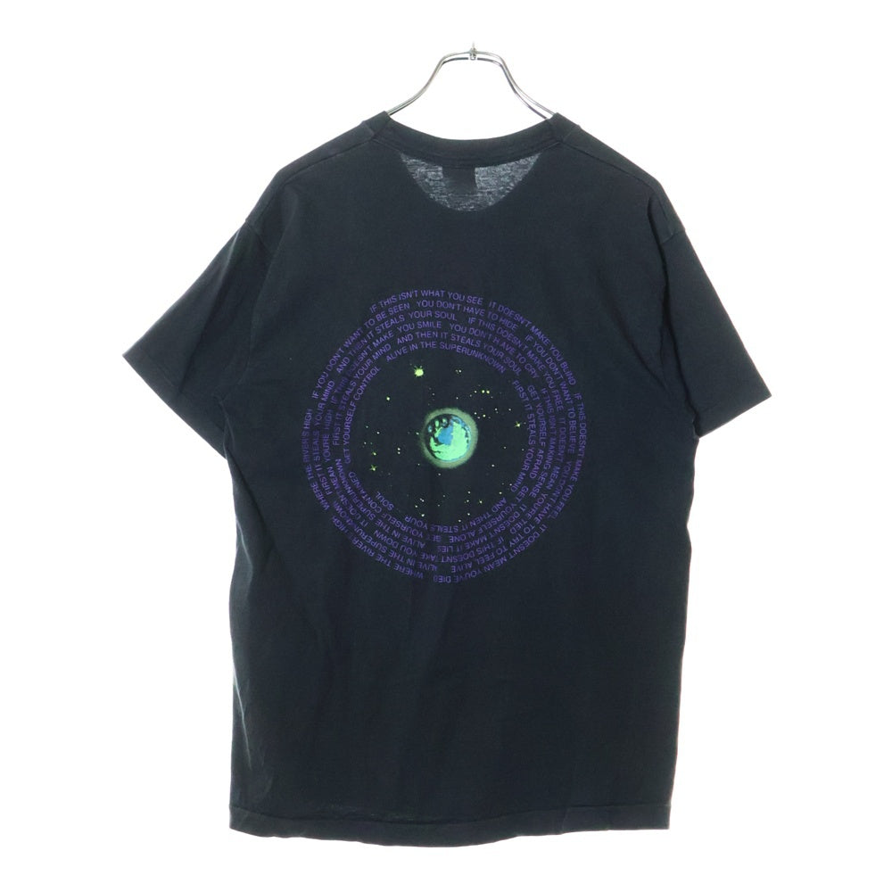 VINTAGE(ヴィンテージ) 90S SOUNDGARDEN SUPERUNKNOWN サウンドガーデン グラフィックプリント 半袖Tシャツ ブラック