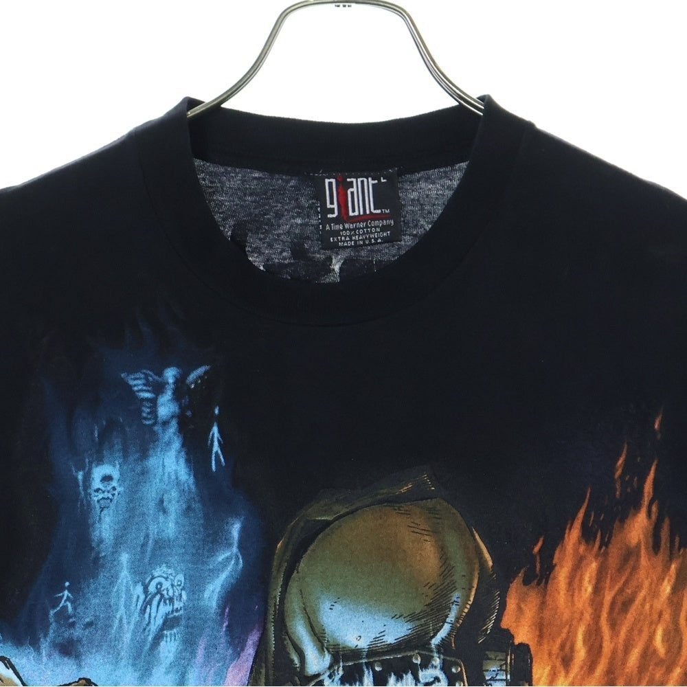 VINTAGE(ヴィンテージ) 90S MEGADETH CHAOS COMICS メガデス 両面プリント 半袖Tシャツ ブラック