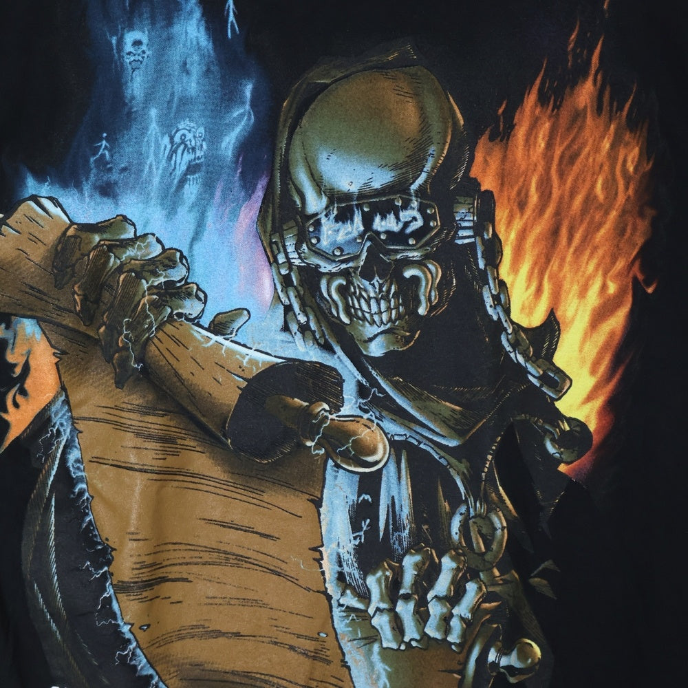 VINTAGE(ヴィンテージ) 90S MEGADETH CHAOS COMICS メガデス 両面プリント 半袖Tシャツ ブラック