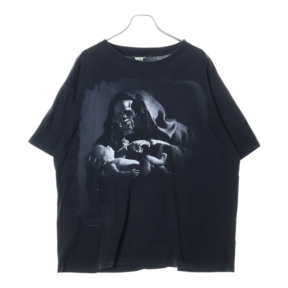 VINTAGE(ヴィンテージ) 90S MEGADETH YOUTHANASIA メガデス 両面プリント 半袖Tシャツ ブラック