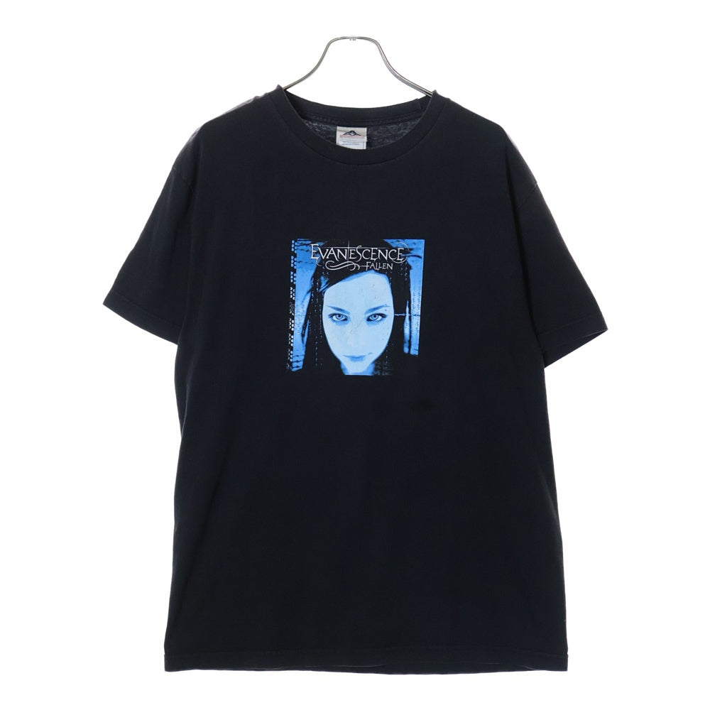 VINTAGE(ヴィンテージ) 00S EVANESCENCE FALLEN エヴァネッセンス 両面プリント 半袖Tシャツ ブラック