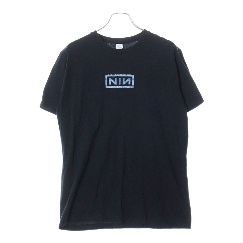 VINTAGE(ヴィンテージ) 00S NINE INCH NAILS LIVE WITH TEETH BOX LOGO 2006 ナインインチネイルズ 両面プリント 半袖Tシャツ ブラック