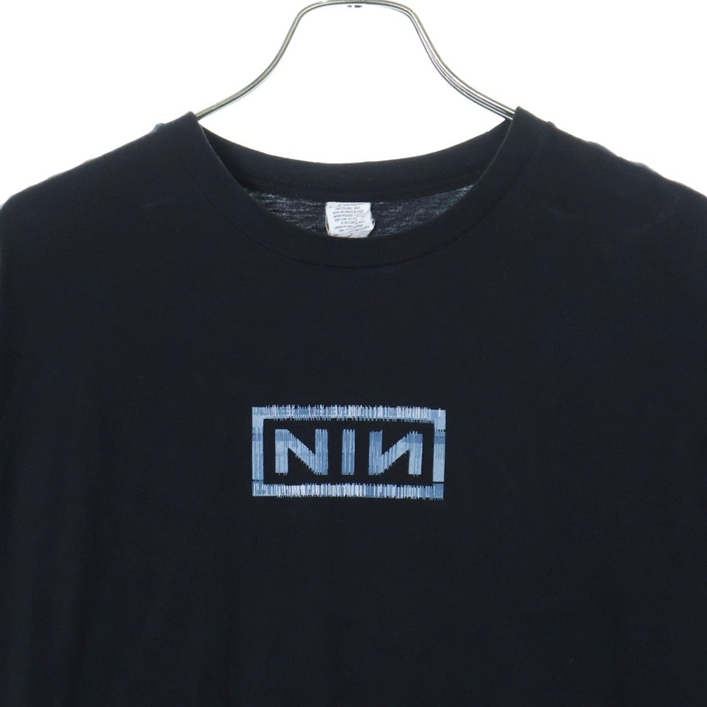 VINTAGE(ヴィンテージ) 00S NINE INCH NAILS LIVE WITH TEETH BOX LOGO 2006 ナインインチネイルズ 両面プリント 半袖Tシャツ ブラック