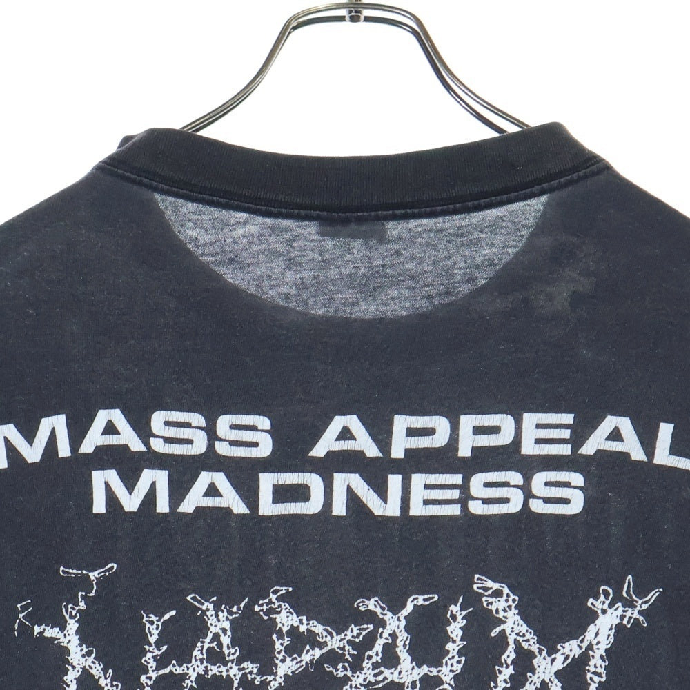 VINTAGE(ヴィンテージ) 90S NAPALM DEATH Mass Appeal Madness ナパームデス 両面プリント 半袖Tシャツ ブラック