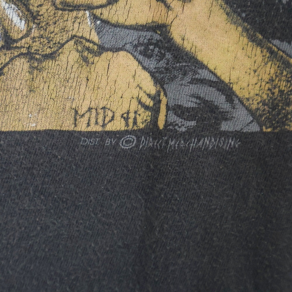 VINTAGE(ヴィンテージ) 90S NAPALM DEATH Mass Appeal Madness ナパームデス 両面プリント 半袖Tシャツ ブラック